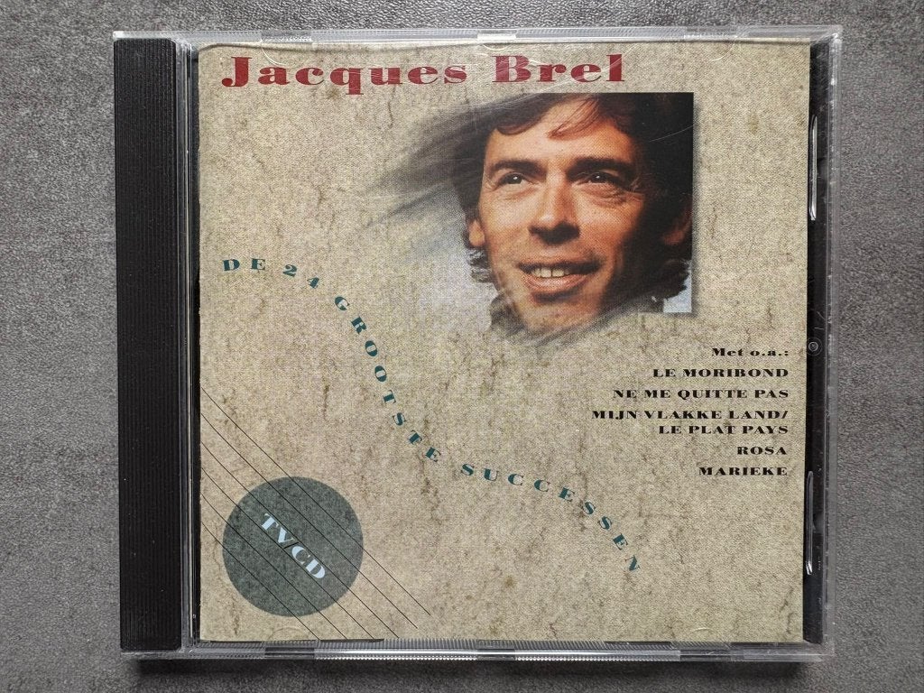 Jacques Brel- De 24 Grootste Successen, leuke Franstalige cd, Cd's en Dvd's, Ophalen of Verzenden, Zo goed als nieuw, Album