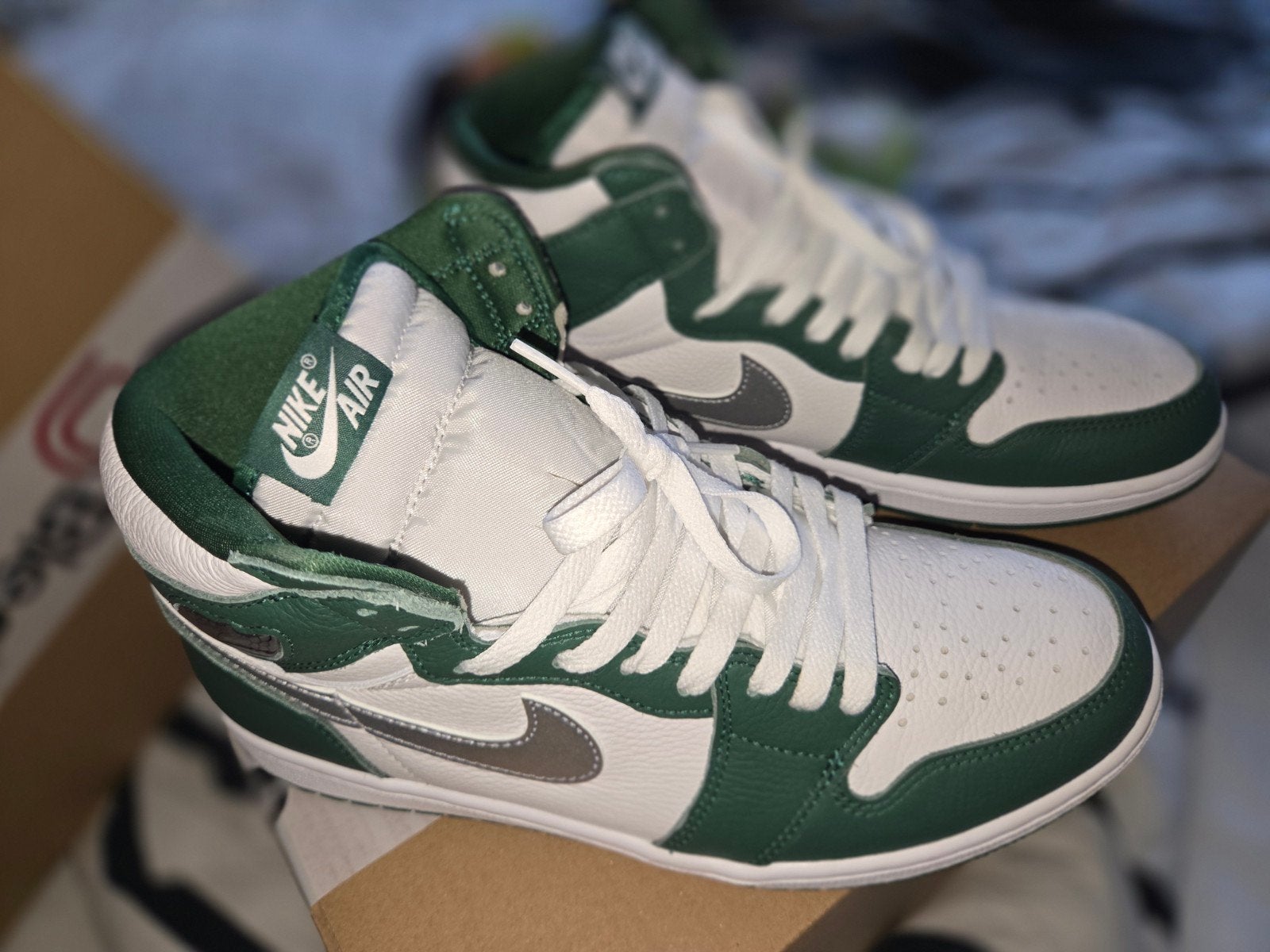 Nike Air Jordan 1 Retro High OG 'Gorge Green', Kleding | Heren, Schoenen, Ophalen of Verzenden, Zo goed als nieuw
