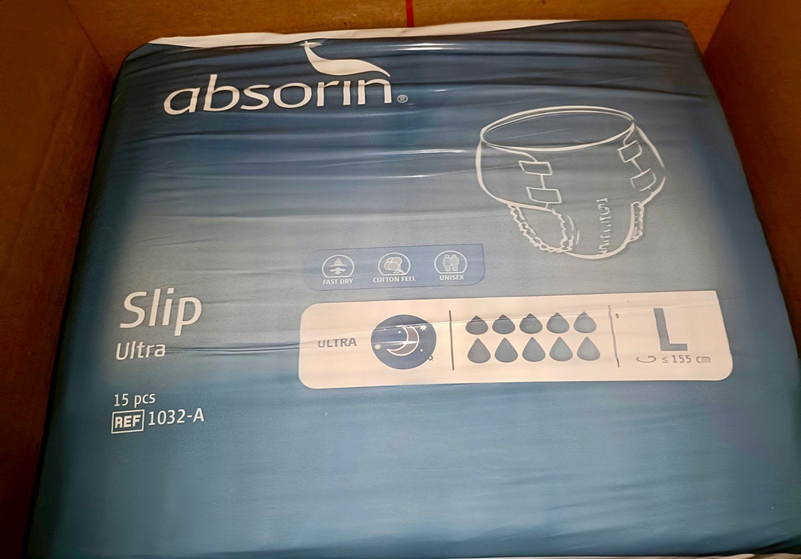 Absorin Ultra Nacht Slip L, Ophalen of Verzenden, Nieuw