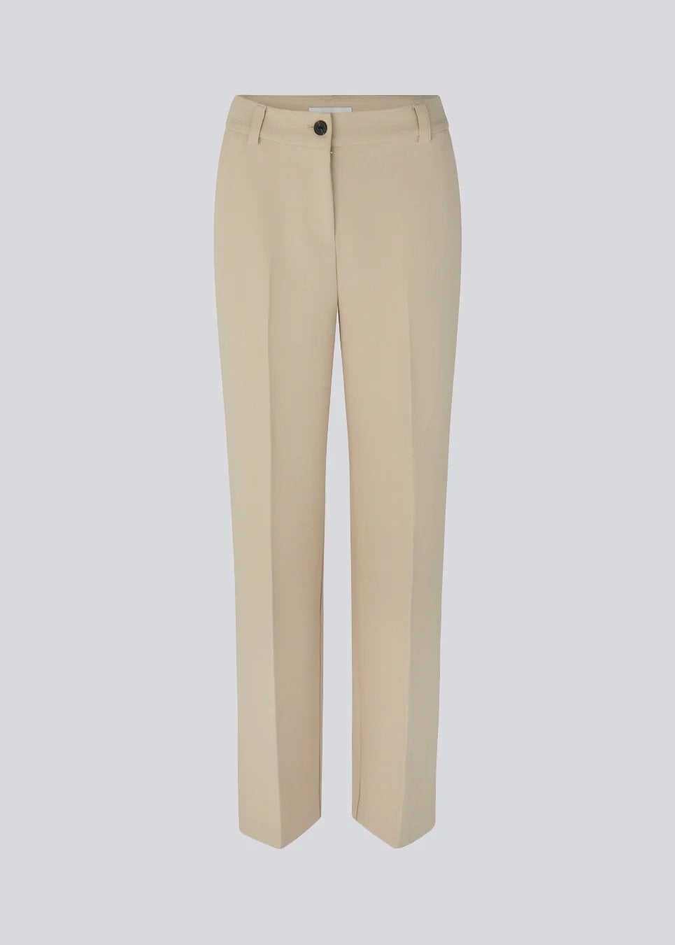 Modström pantalon - Beige xs, Kleding | Dames, Broeken en Pantalons, Zo goed als nieuw, Maat 38/40 (M), Beige, Lang, Ophalen