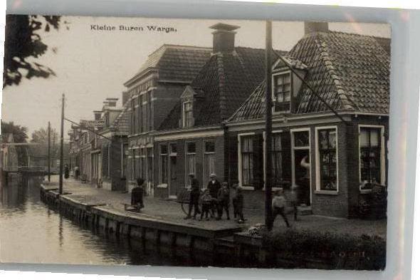 Warga Kleine Buren  FOTOKAART st 1917, Ophalen of Verzenden, Voor 1920, Gelopen, Friesland