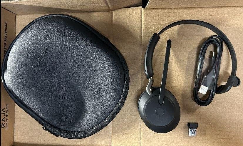 ➡️ Jabra Evolve2 65 MONO USB Headset Evolve 2, Ophalen of Verzenden, Refurbished, 1 handset