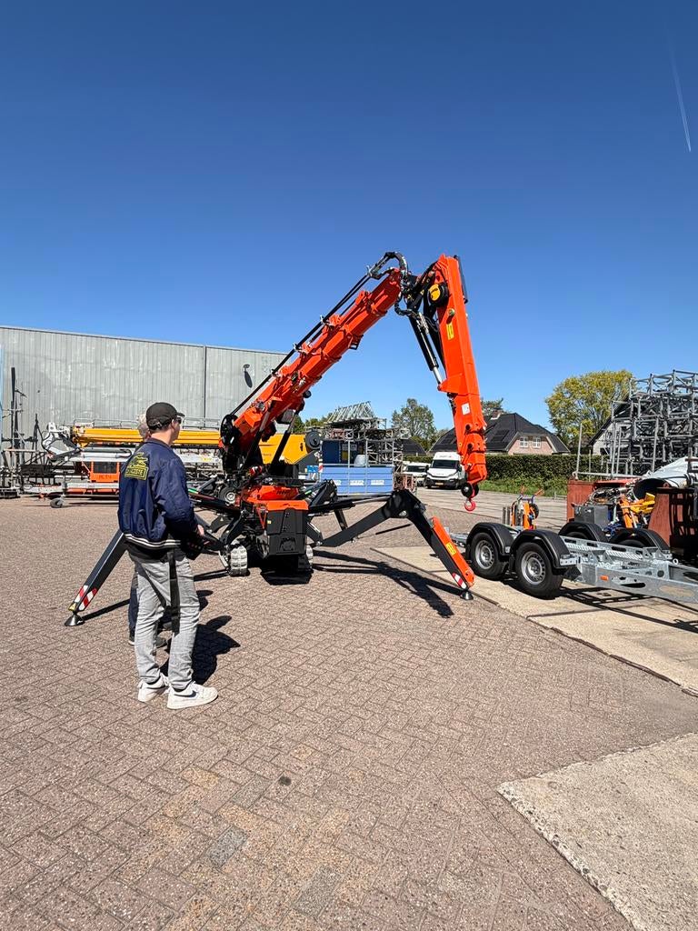 Kraan huren voor krap & complex werk, compacht minihijskraan