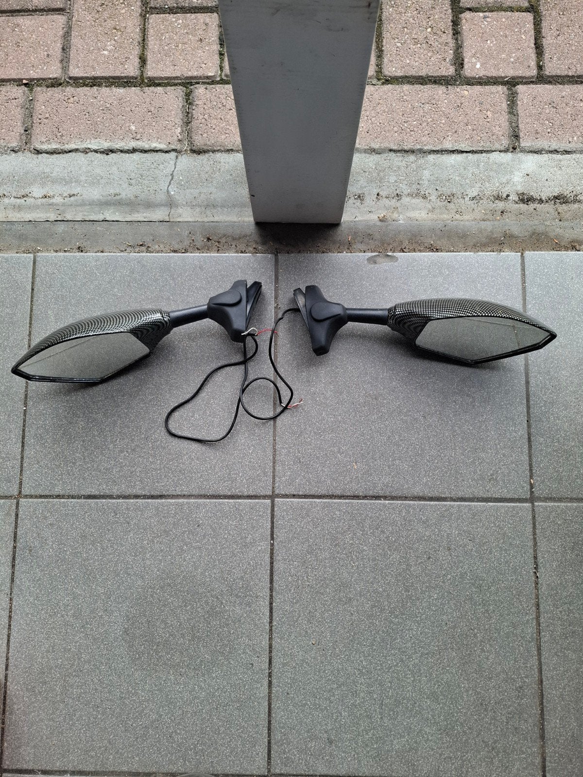Spiegels kuip LED - Carbon look, Ophalen of Verzenden, Zo goed als nieuw