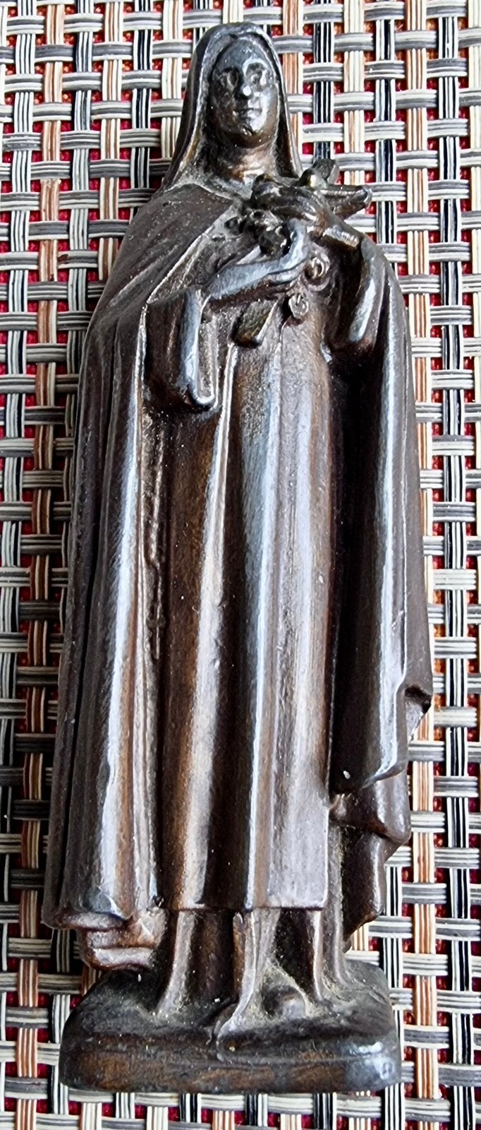 Antiek Frans beeldje H. Theresia van Lisieux – Maison Lesire, Verzenden, Gebruikt, Beeld(je), Christendom | Katholiek