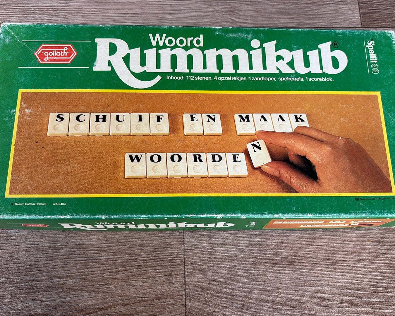 RUMMIKUB WOORD GOLIATH, Hobby en Vrije tijd, Gezelschapsspellen | Bordspellen, Ophalen of Verzenden, Zo goed als nieuw