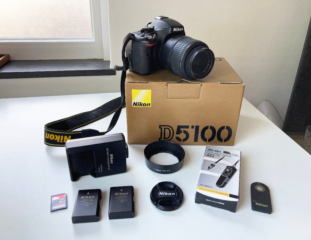 Nikon D5100 camera + 18-55mm lens en accesoires, Gebruikt, Spiegelreflex, 16 megapixels, Ophalen of Verzenden