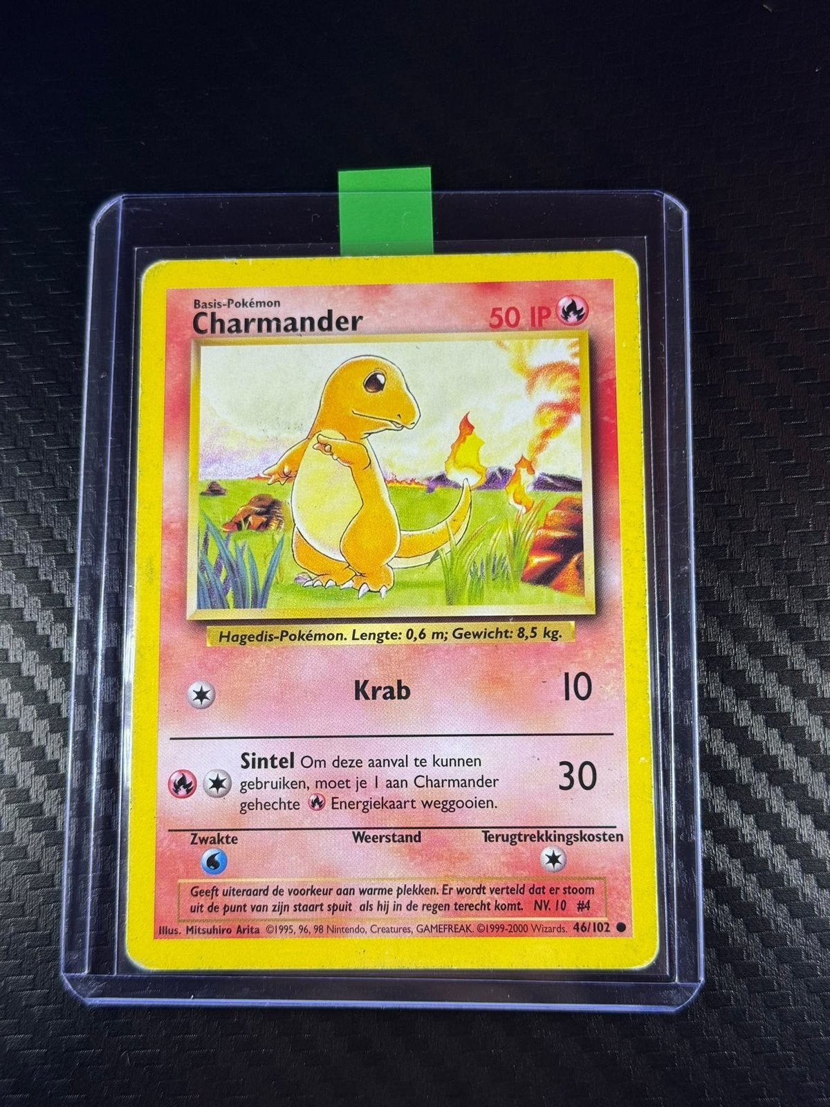 Charmander | Dutch | Non Holo | 1999 | #46/102, Verzenden, Zo goed als nieuw, Losse kaart