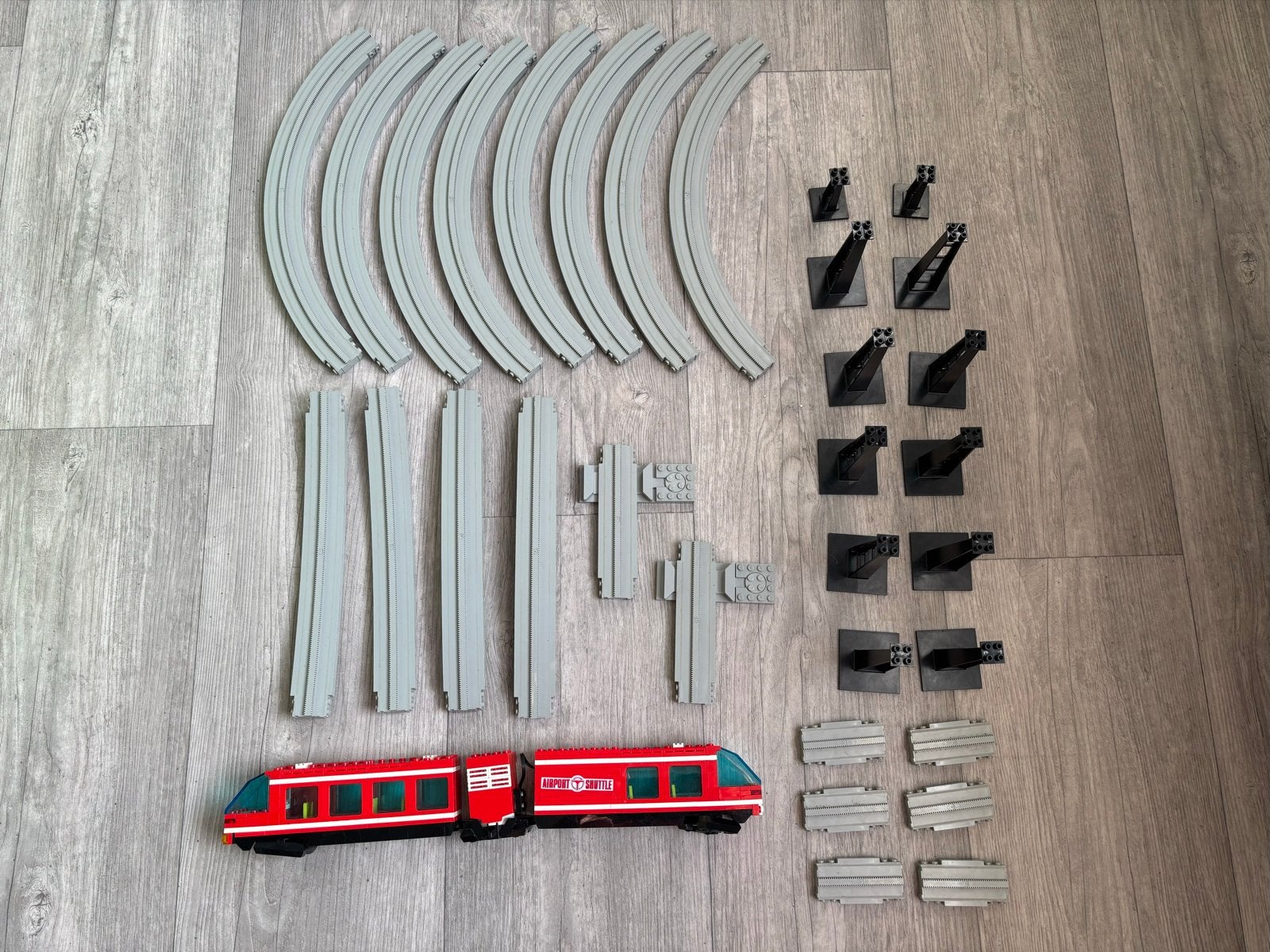 Lego 6399 Airport Shuttle monorail partij, Gebruikt, Overige thema's, Lego, Ophalen of Verzenden