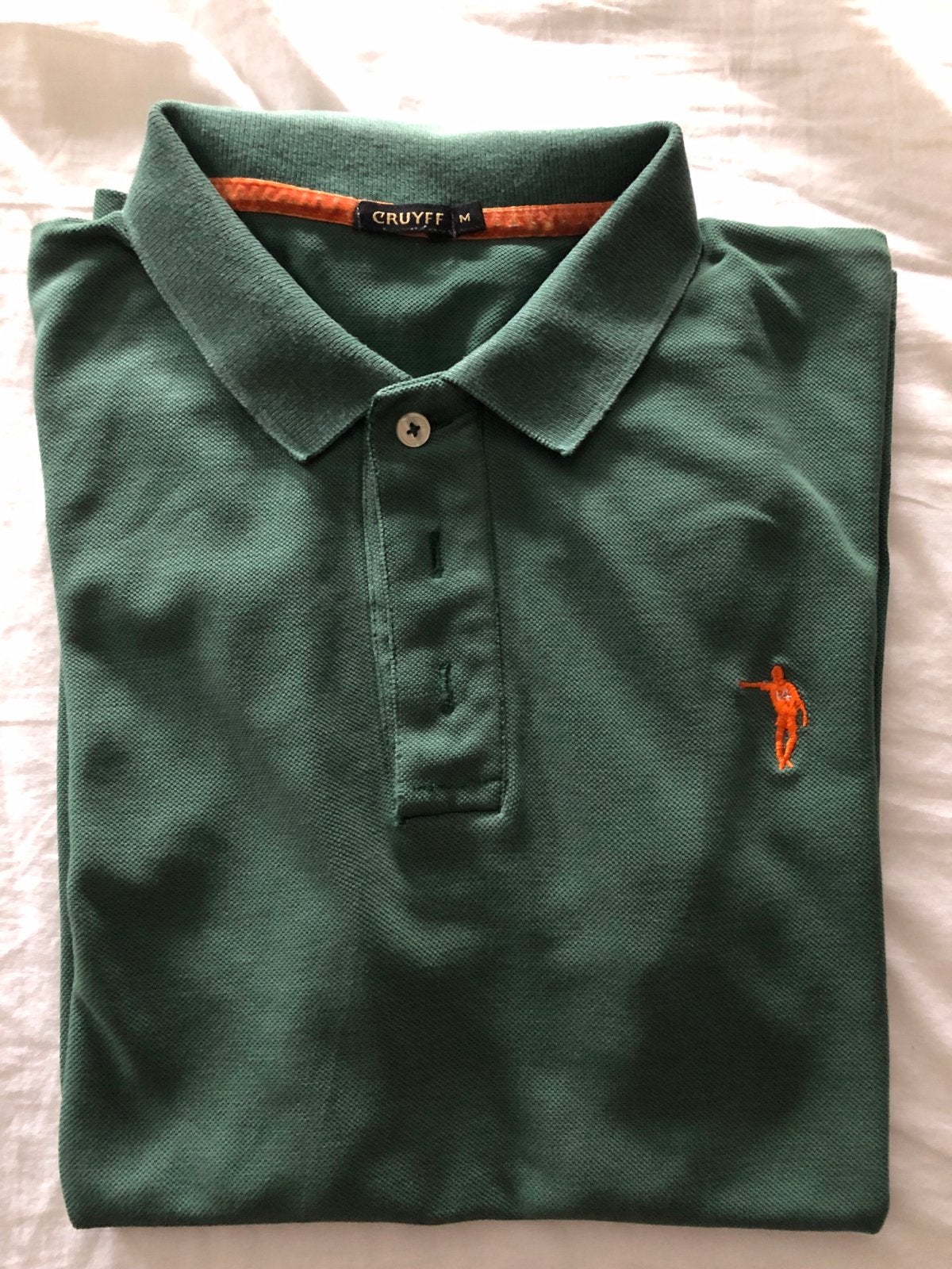 Cruyff Polo Shirt Groen Maat M, Ophalen of Verzenden, Zo goed als nieuw, Maat 48/50 (M), Groen