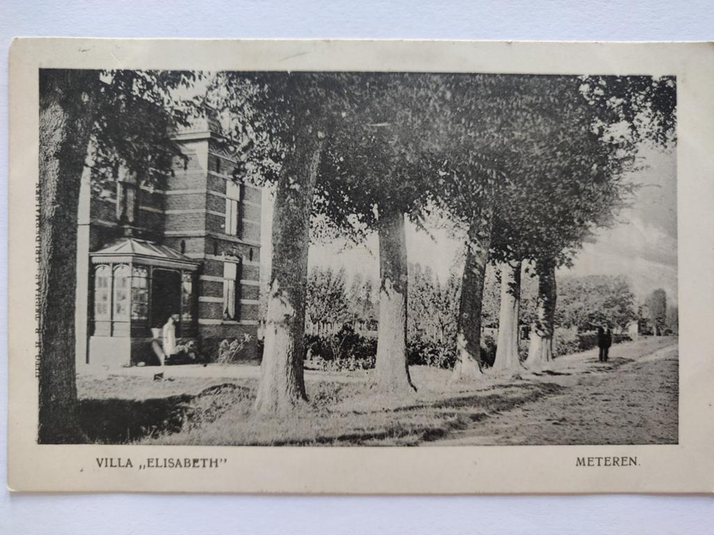 X2203 Meteren 1908 Kleinrond Geldermalsen, Verzamelen, Ansichtkaarten | Nederland, Ophalen of Verzenden, Voor 1920, Noord-Holland