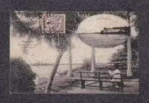 Suriname Paramaribo Reede Fort Zeelandia Schip 1906., Verzamelen, Ophalen of Verzenden, Voor 1920, Ongelopen, Buiten Europa