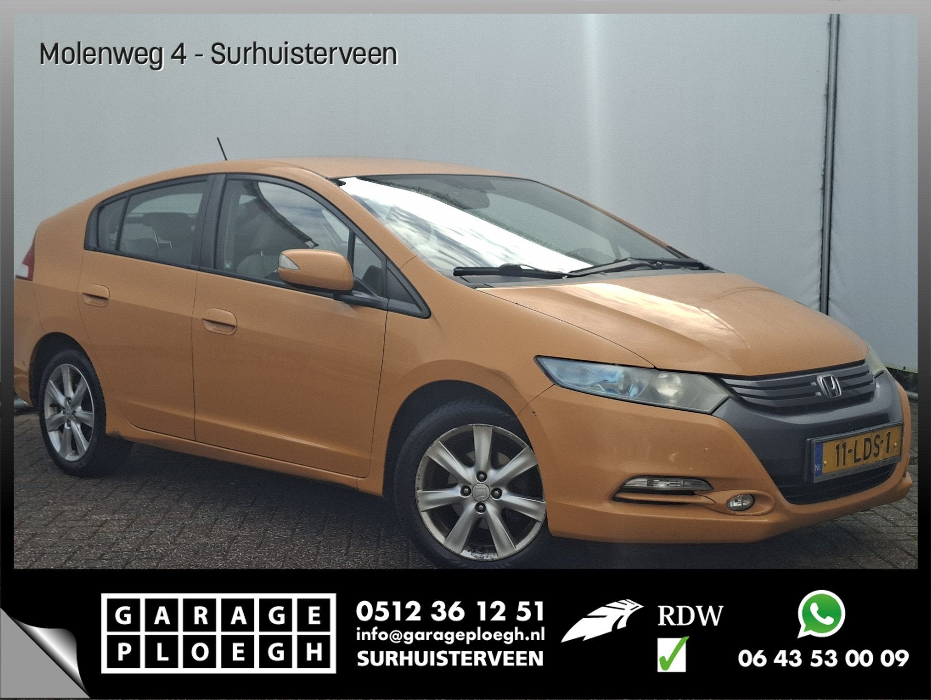 Honda Insight 1.3 Elegance Automaat Cruise Clima Stoelverw O, Auto's, Euro 5, Gebruikt, 4 cilinders, Bedrijf