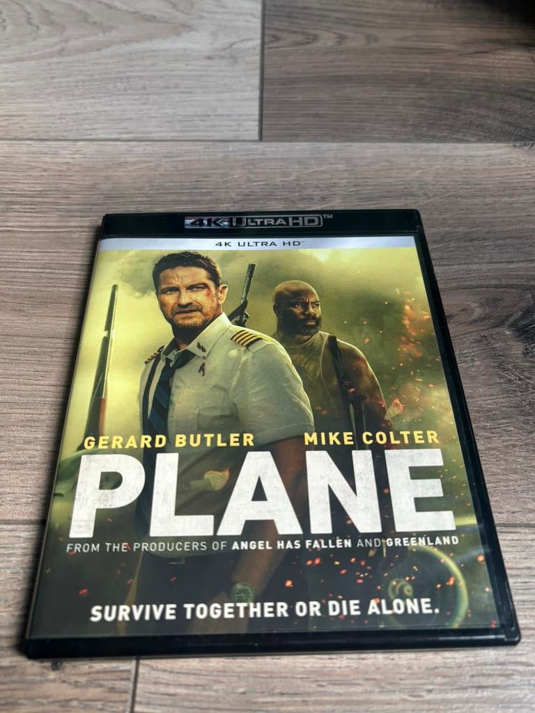 Plane 4K nederlandse uitgave, Cd's en Dvd's, Blu-ray, Ophalen of Verzenden, Zo goed als nieuw, Actie