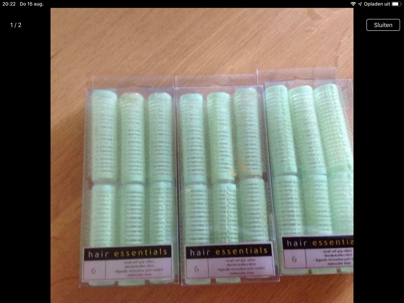 Hair Essentials - zelfklevende krulspelden (3 x 6 stuks), Ophalen of Verzenden, Nieuw, Overige typen