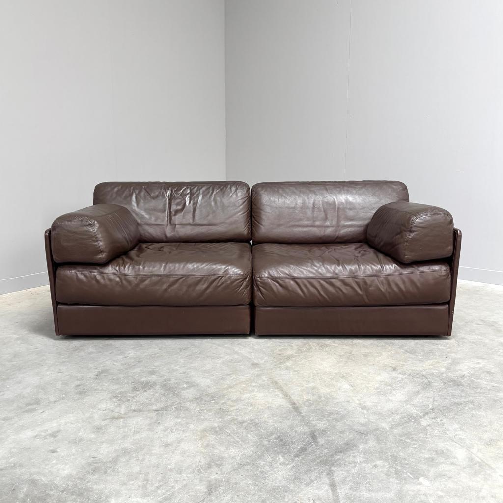 De Sede DS76 bankstel daybed sofa jaren 60 70 80 vintage, Ophalen, 150 tot 200 cm, Tweepersoons, 75 tot 100 cm