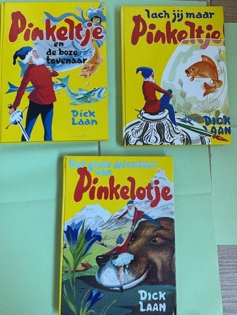 Diverse boek(en) van Pinkeltje, Ophalen, Gelezen, Dick Laan, Sprookjes