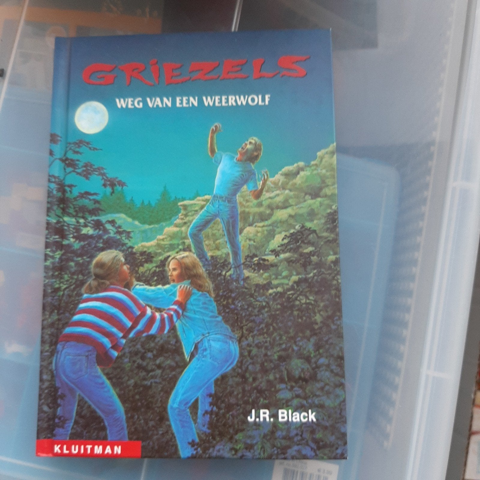 boek Griezels, weg van de weerwolf, JR Black, Ophalen of Verzenden
