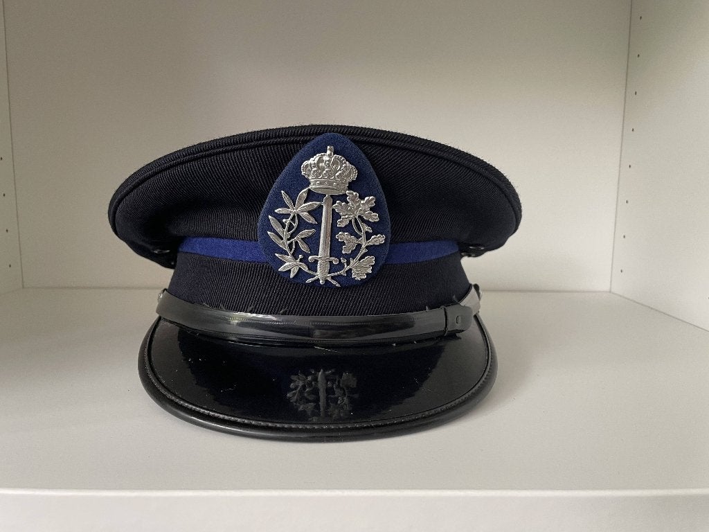 Kepie - politie België, Verzamelen, Ophalen of Verzenden, Landmacht, Overige gebieden, Helm of Baret
