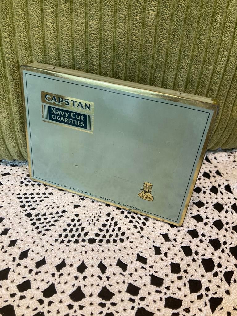 Vintage blikje Capstan Navy Cut Cigarettes (130426c), Ophalen of Verzenden, Gebruikt, Overige