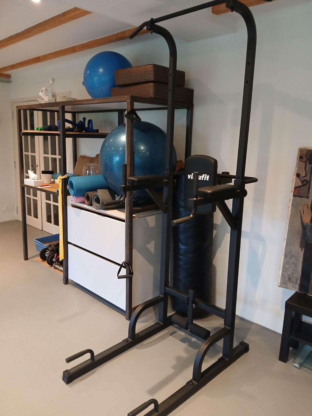 VirtuFit Power Tower - Krachtstation voor Thuis, Sport en Fitness, Fitnessmaterialen, Ophalen, Gebruikt, Buik, Overige typen