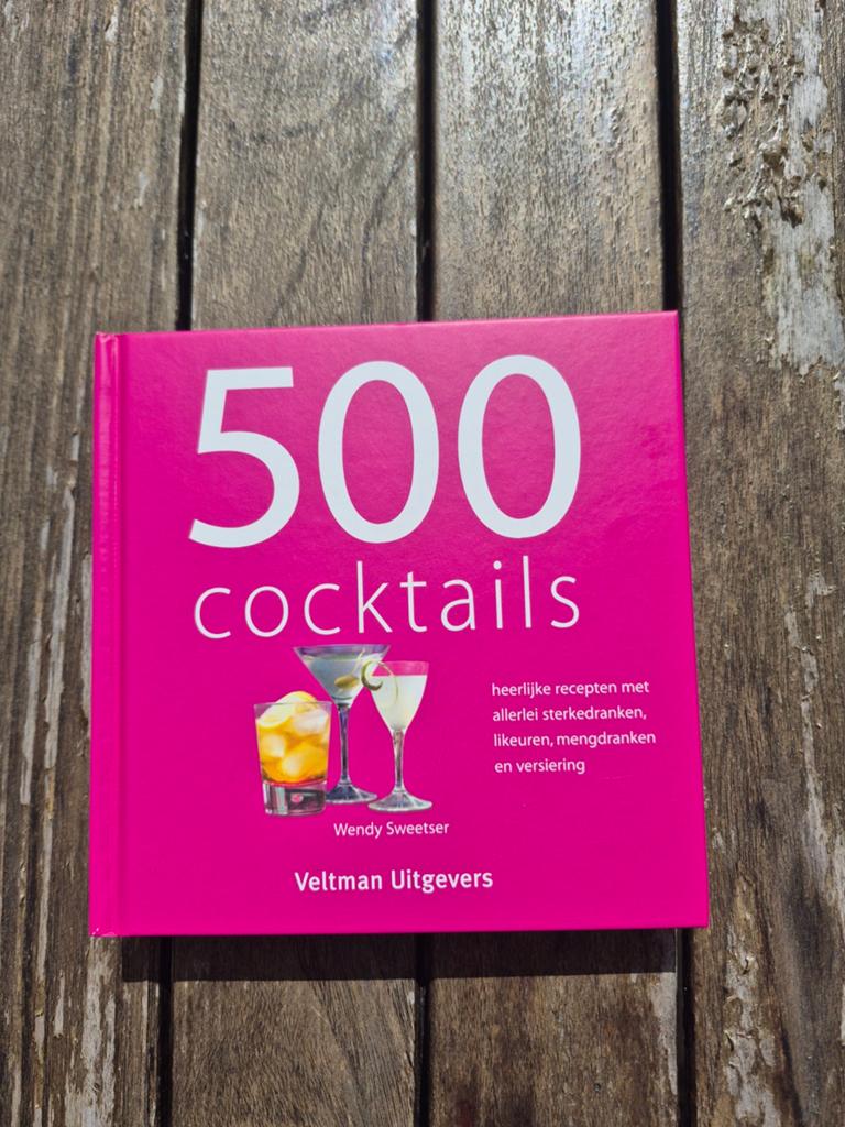 500 Cocktails: Heerlijke Recepten voor Elke Gelegenheid, Overige typen, Ophalen of Verzenden, Zo goed als nieuw, Wendy Sweetser