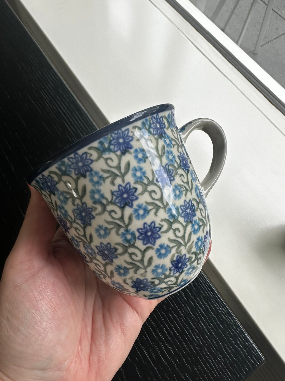 Bunzlau Castle mok tulp 330ml, Keramiek, Ophalen of Verzenden, Zo goed als nieuw, Overige stijlen