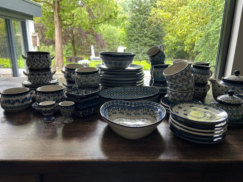 Bunzlau Castle servies, Keramiek, Ophalen of Verzenden, Zo goed als nieuw, Bord(en)