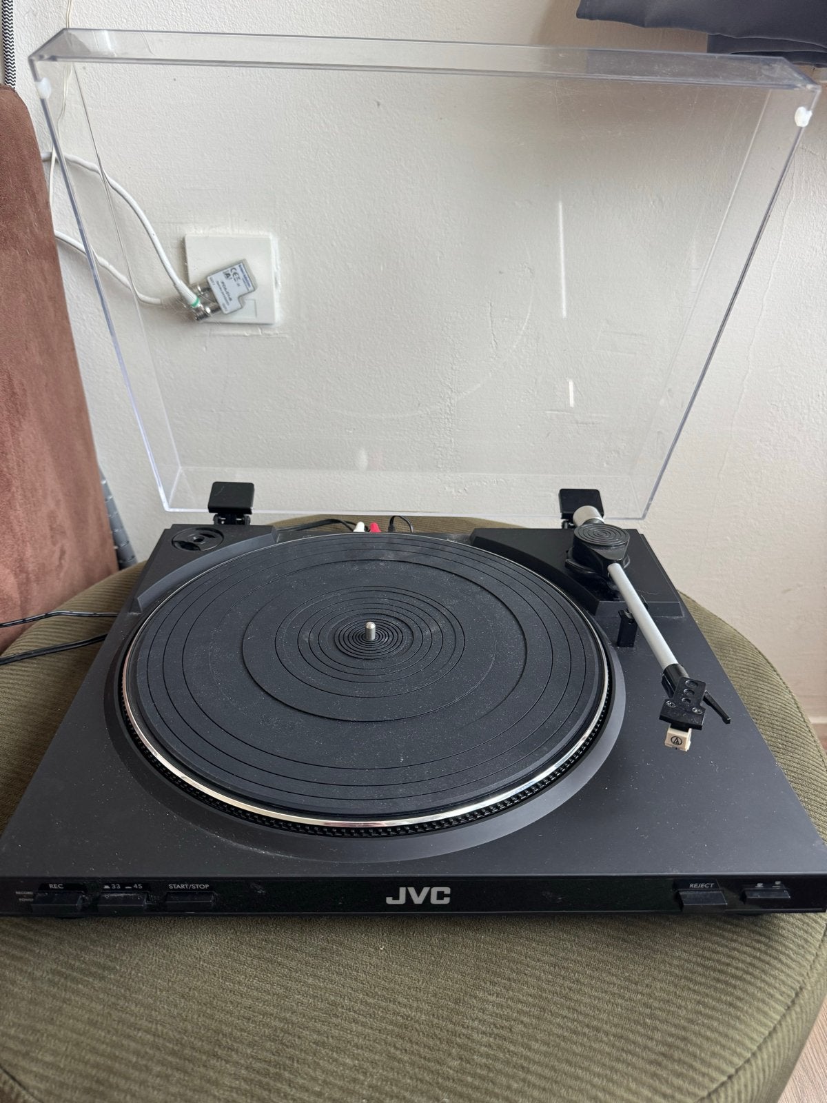 JVC AL-F50B Platenspeler, Overige merken, Gebruikt, Automatisch, Ophalen of Verzenden