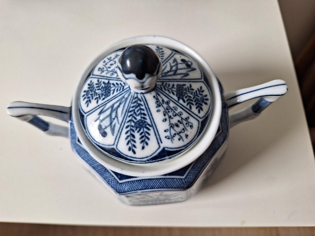 Antieke Mosa Maastricht Lange Lijs suikerpot, Antiek en Kunst, Ophalen of Verzenden