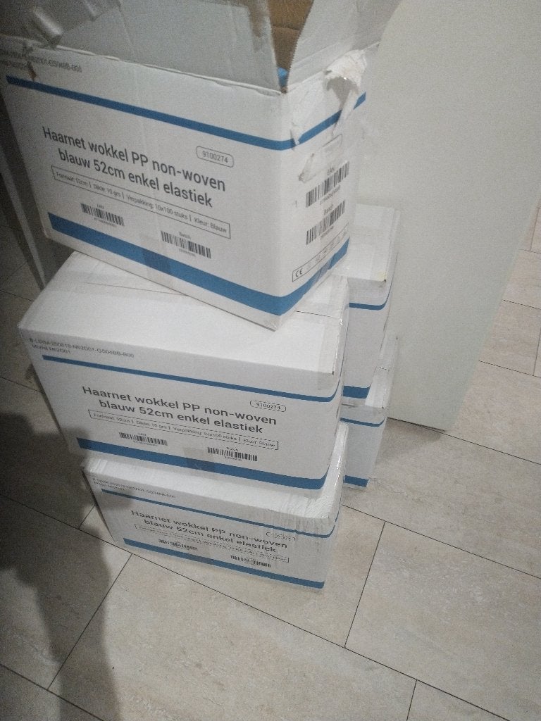 Diverse disposables, bordjes, vorken, haar-baardnetjes enz., Ophalen of Verzenden