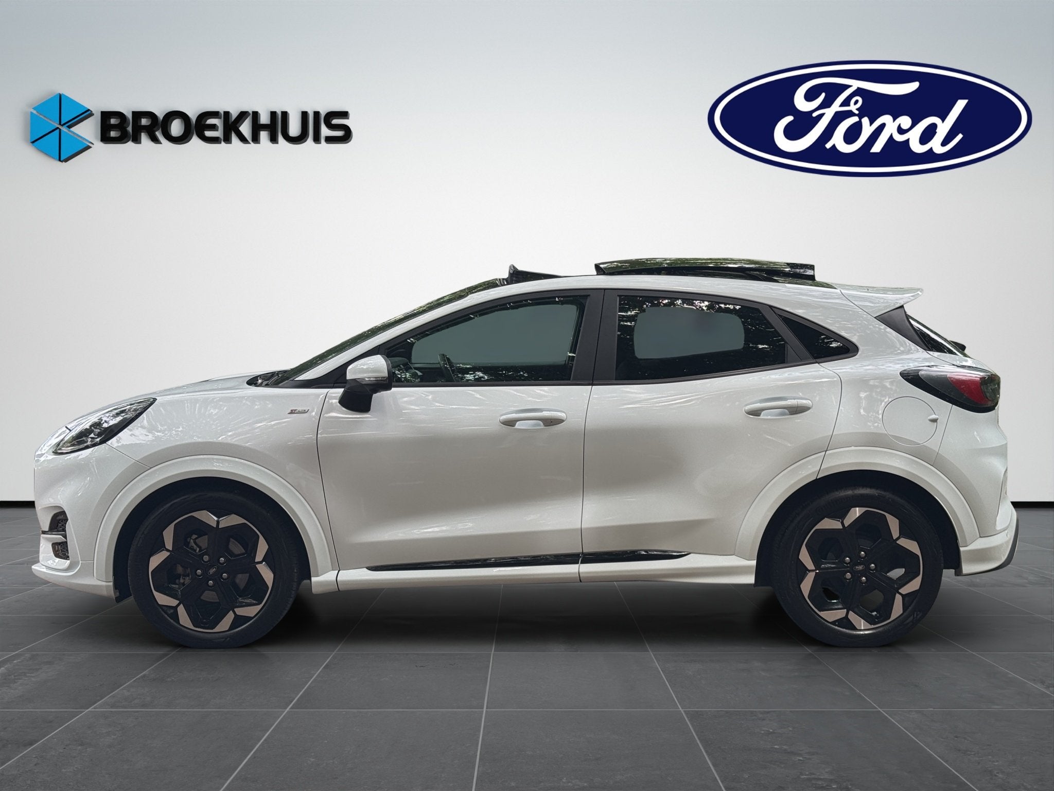 Ford Puma 1.0 EcoBoost Hybrid ST-Line X Automaat 125pk, Auto's, 125 pk, Euro 6, Wit, Origineel Nederlands