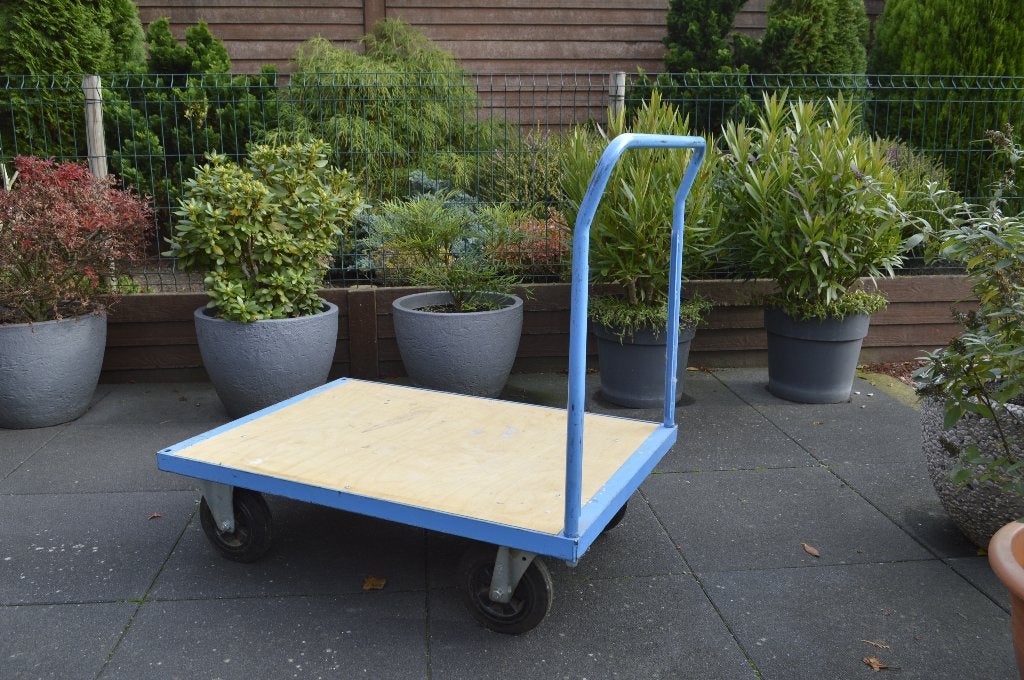 plateauwagen magazijnkar, Doe-het-zelf en Verbouw, 100 liter of meer, Ophalen, Gebruikt, Transportkar