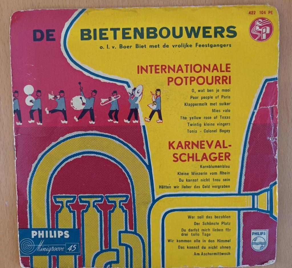De Bietenbouwers  (EP 422 104), Ophalen of Verzenden, Zo goed als nieuw, Overige formaten, Levenslied of Smartlap