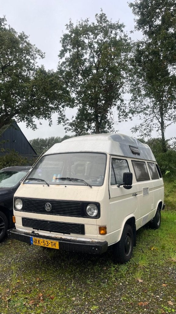 Volkswagen T3 1988 Wit (rijdt niet) + inbouwpakket nieuw, Auto's, Wit, Origineel Nederlands, Particulier, Transporter