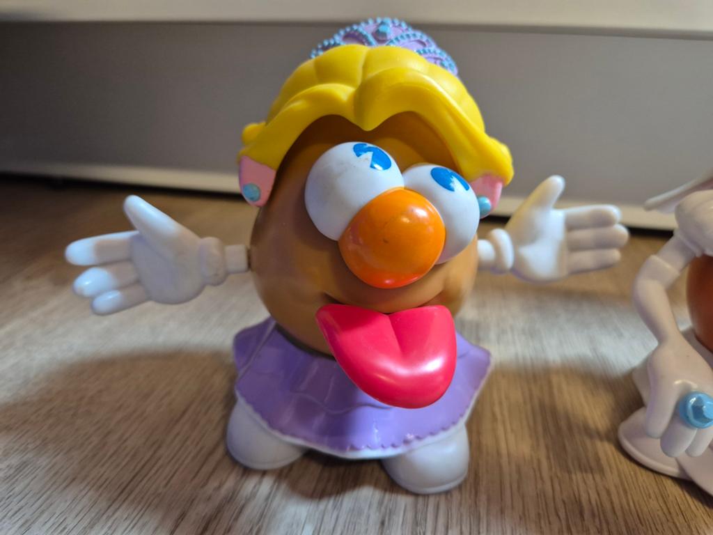 Mrs Potato head prinses en bruid kleinere versie toy story, Verzamelen, Ophalen of Verzenden, Zo goed als nieuw, Beeldje of Figuurtje