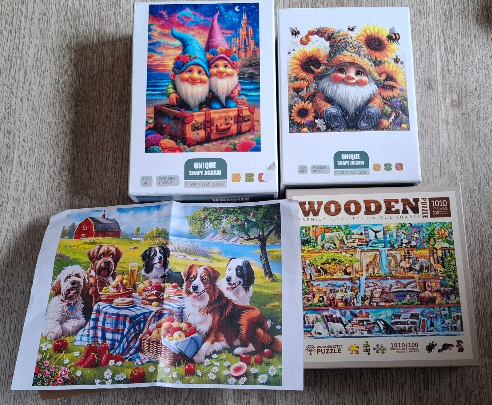 Houten puzzels, Ophalen of Verzenden, Minder dan 500 stukjes, Zo goed als nieuw