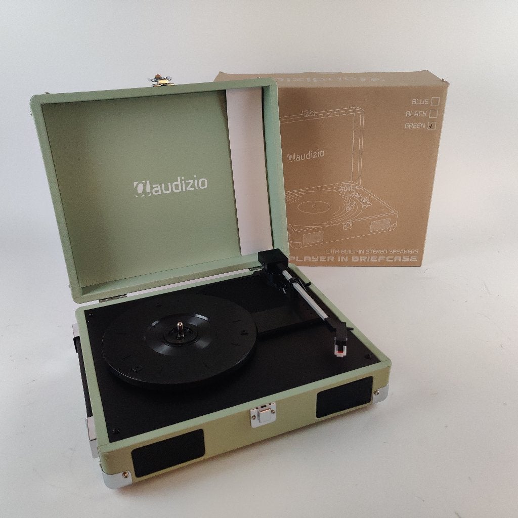 RP111G Koffer platenspeler Groen NIEUW || Nu € 49.99, Audio, Tv en Foto, Platenspelers, Overige merken, Nieuw, Ophalen of Verzenden
