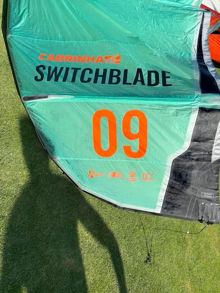 Cabrinha Switchblade 9 meter 2022, 9 m², Geen board, Ophalen of Verzenden, Zo goed als nieuw