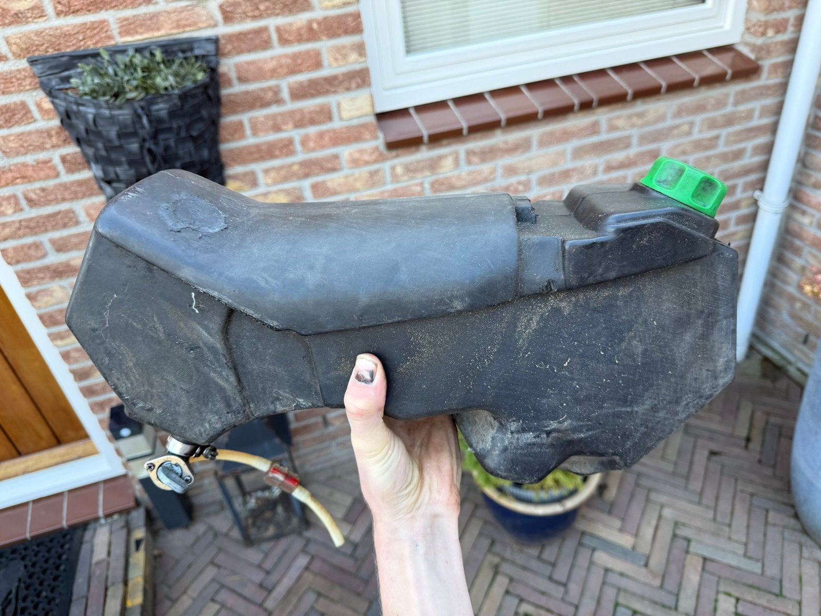 Derbi Senda Benzinetank - Gebruikt, oogje mist, Ophalen, Gebruikt, Tank