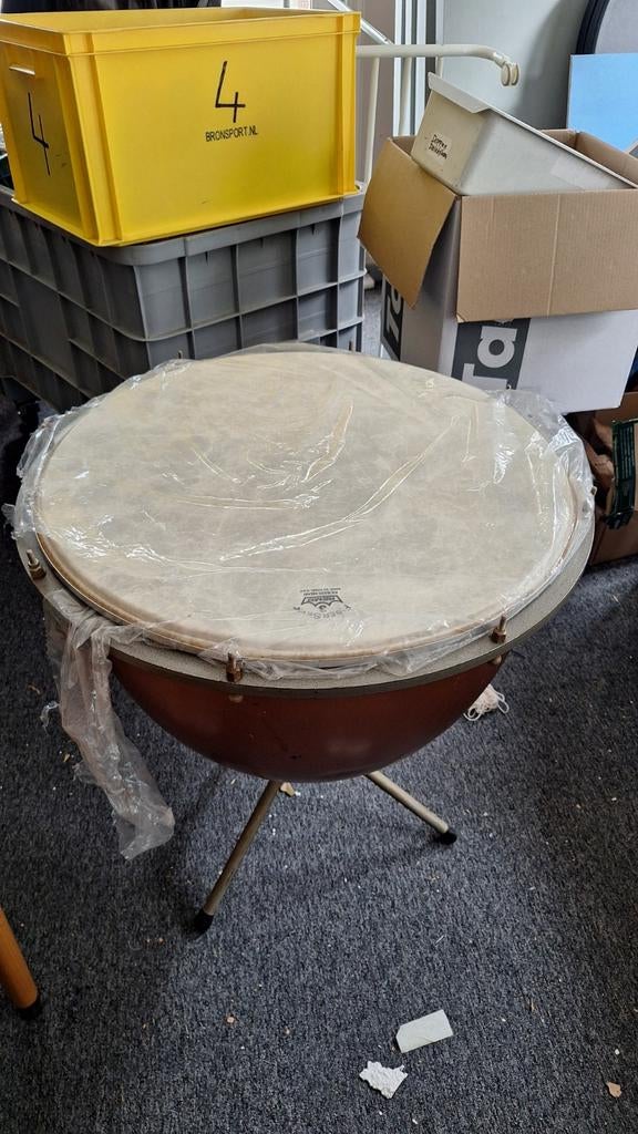 Pauken - Diameter 60 cm, Hoogte 90 cm, Muziek en Instrumenten, Drumstellen en Slagwerk, Ophalen, Gebruikt, Overige merken