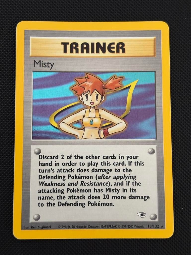 Pokémon Trainer Kaart - Misty (18/132), Hobby en Vrije tijd, Verzamelkaartspellen | Pokémon, Ophalen of Verzenden, Zo goed als nieuw