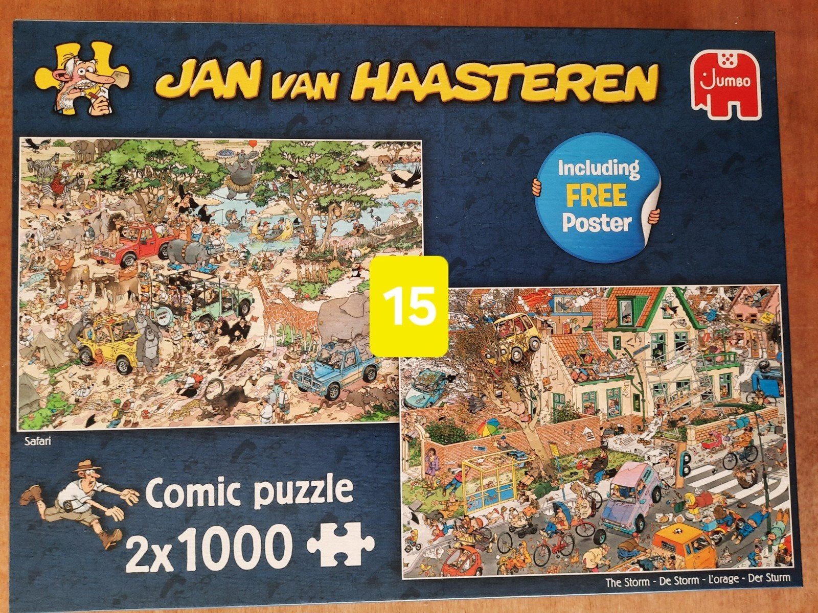 Jan van Haasteren, Ophalen, 500 t/m 1500 stukjes, Zo goed als nieuw