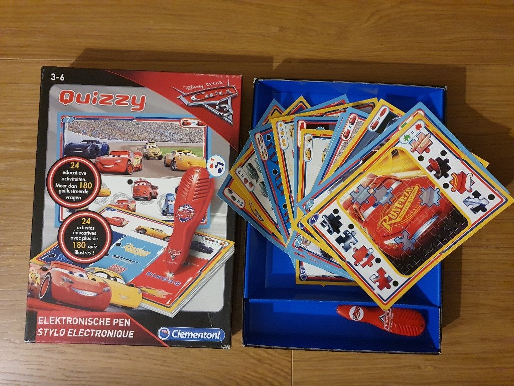 Cars 3 Quizzy met elektronische pen, Kinderen en Baby's, Speelgoed | Educatief en Creatief, Ophalen, Gebruikt