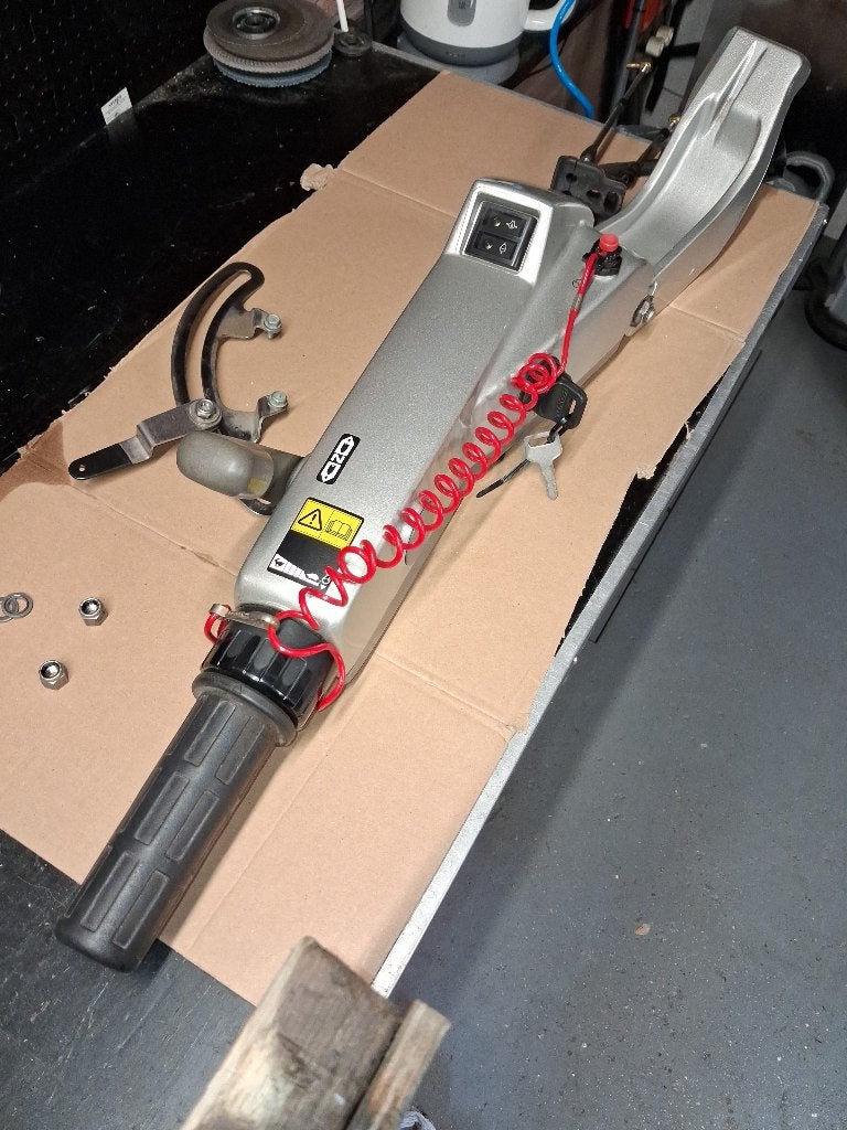 Stuurknuppel / stuurhendel / BigTiller Honda 40 / 50, Ophalen of Verzenden, Gebruikt, Motor en Techniek, Zeilboot of Motorboot