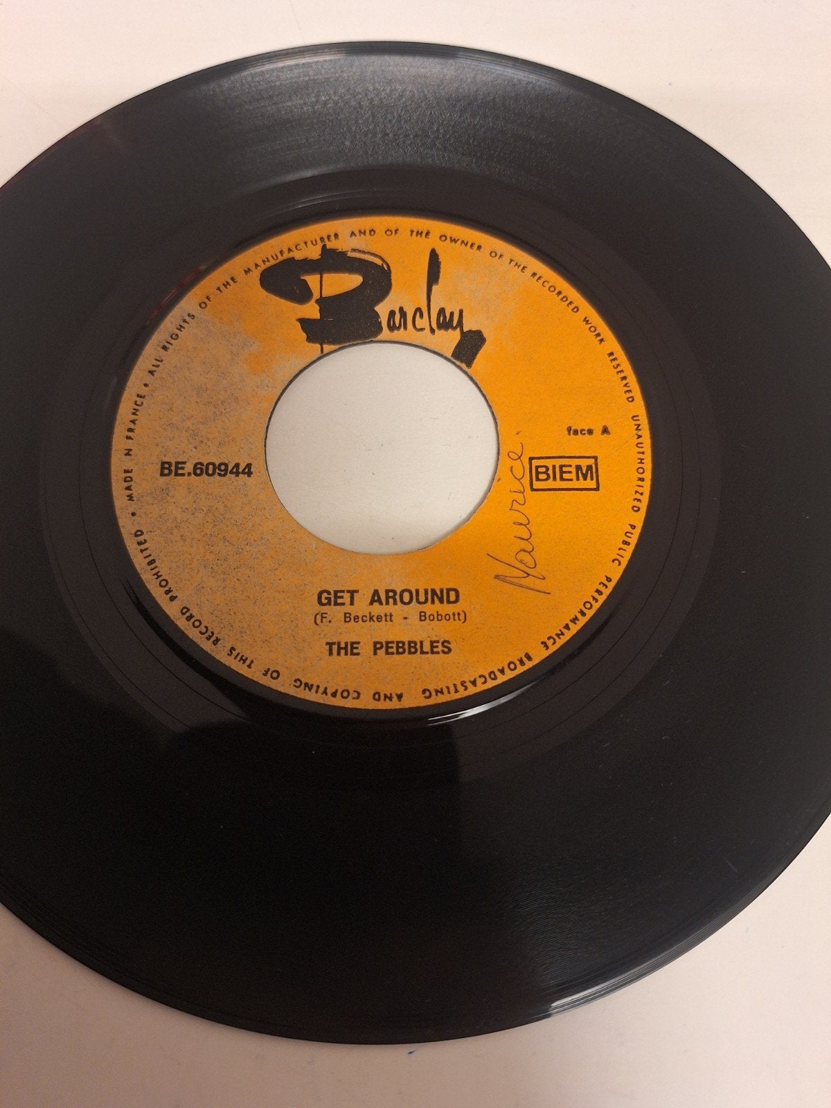 The Pebbles - Get Around, 1967., Verzenden, Gebruikt, 7 inch, Poprock