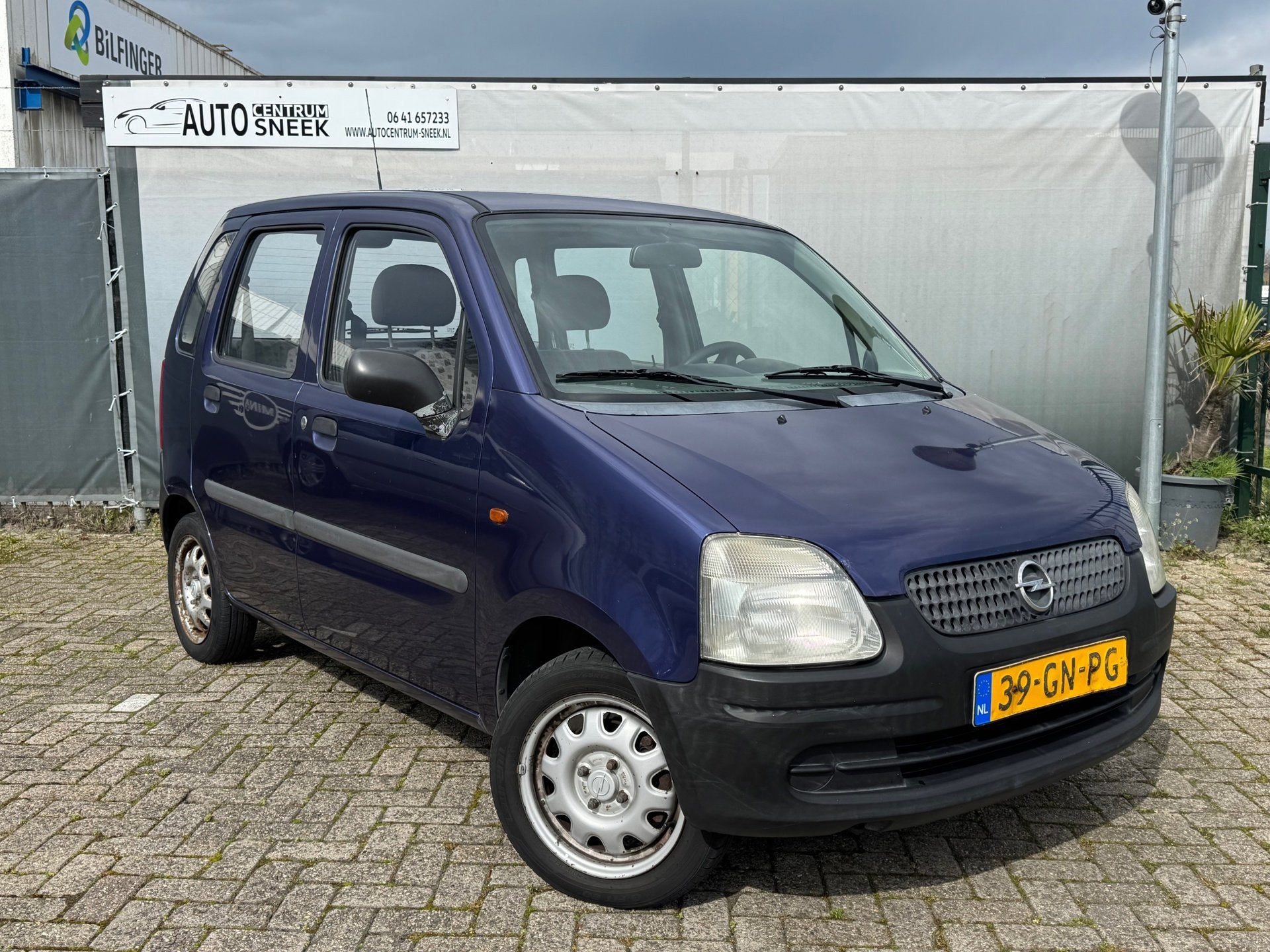 Opel Agila 1.0-12V - NIEUWE APK, Auto's, Voorwielaandrijving, Stof, Gebruikt, Blauw