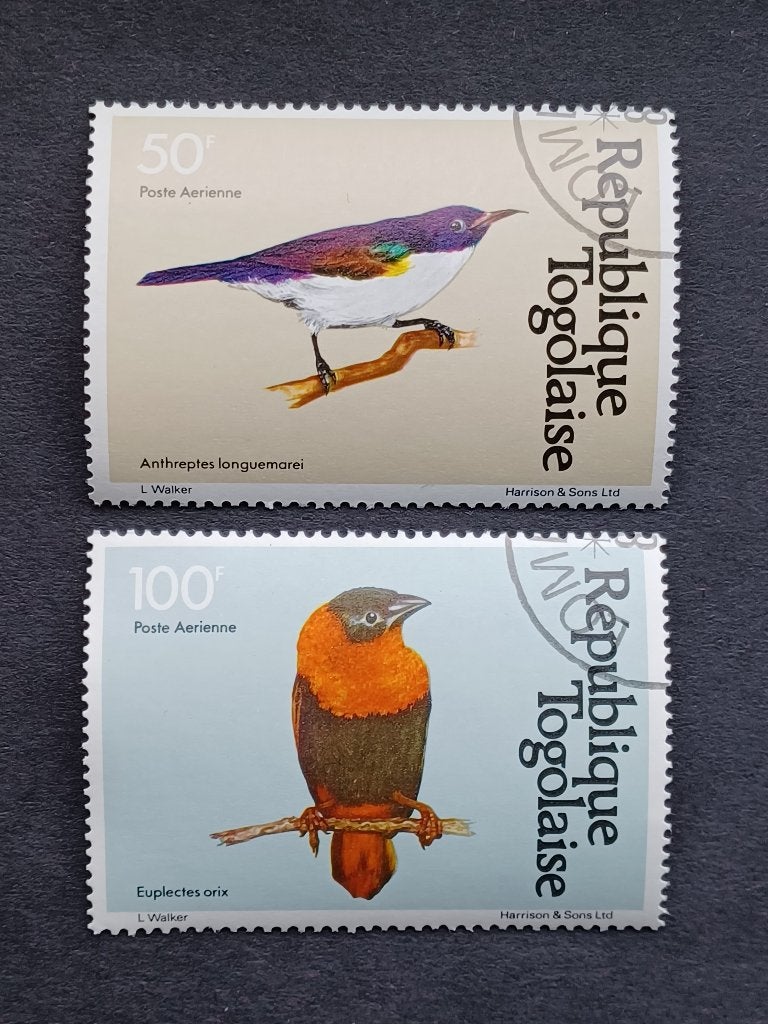 Postzegels Togo - Zangvogels, Ophalen of Verzenden, Overige landen, Gestempeld
