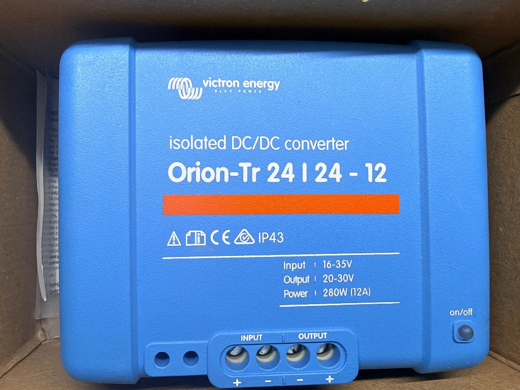 Victron Orion-Tr 24/24-12A – 280W – Galvanisch geïsoleerd, Ophalen, Nieuw, Overige typen