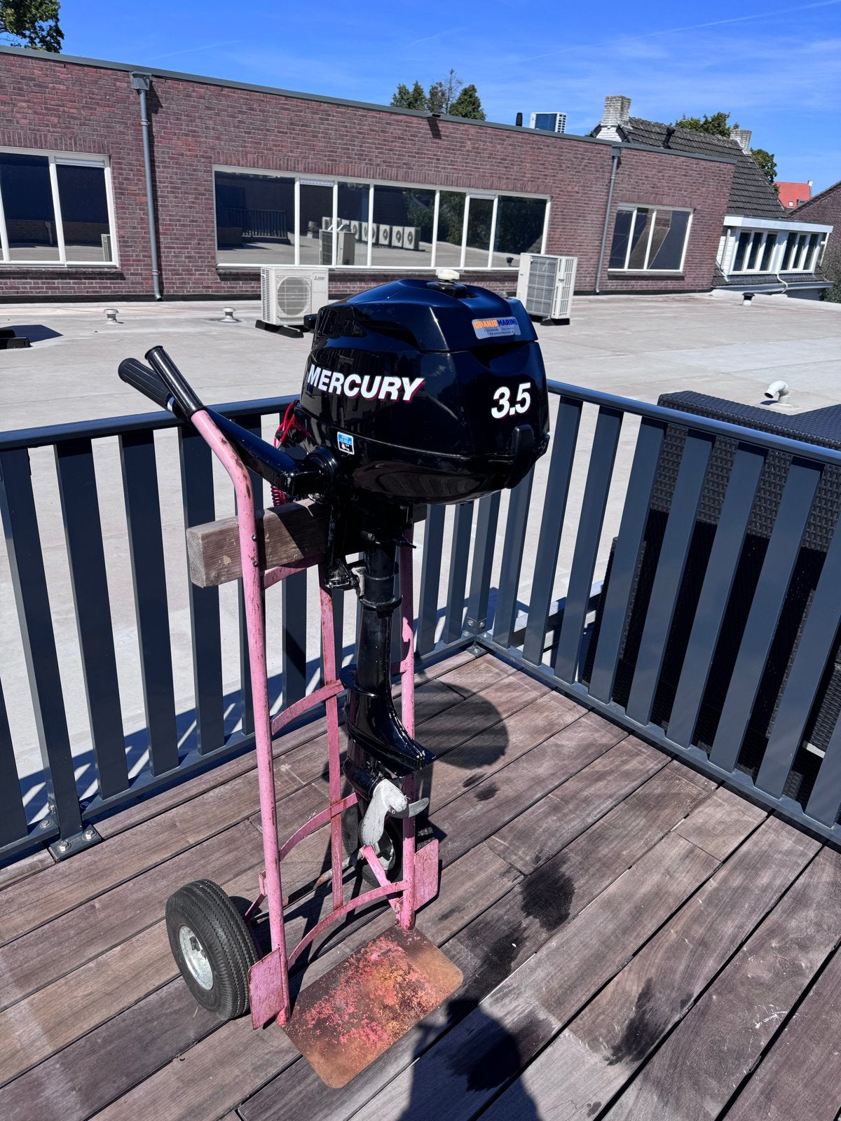 Mercury 3,5 PK 4 takt Buitenboordmotor, Watersport en Boten, Ophalen, Gebruikt, Overige typen